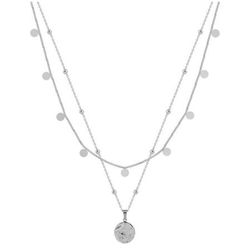 Collar Acero Argyor-MRM  (AC)432102 Cadena Doble Con Colgante