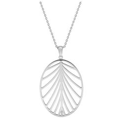 Collar Acero Argyor-MRM  (AC)432269 Cadena Con Colgante Hoja