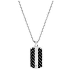 Argyor-MRM (AC)432299 Steel Necklace with Black Bicolor Plate