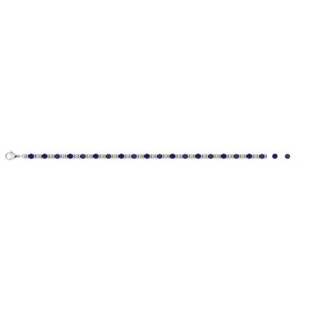 Collar Acer Argyor-MRM (AC)432306 Cadena amb Pedres Bicolor Blaves