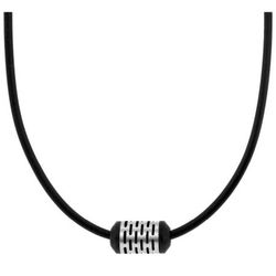 Collar Acero Argyor-MRM  (AC)432321 Cuerda Negra Con Colgante
