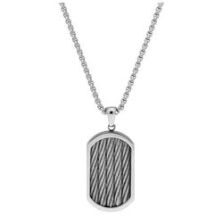 Collar Acero Argyor-MRM  (AC)432335 Cadena con Placa