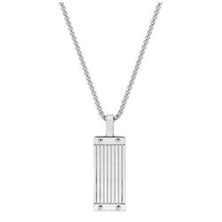Collar Acero Argyor-MRM  (AC)432340 Cadena con Placa