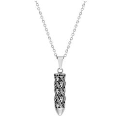 Collar Acero Argyor-MRM  (AC)432346 Cadena con Colgante Calaveras