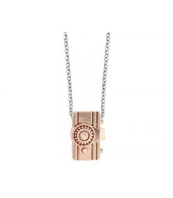 Colgante Acero Bicolor Rosa Liska Mujer LM23CD-R Cámara