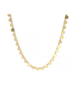 Colgante Acero Dorado 40+5cm Liska Mujer CH036CL-D Cadena Corazón