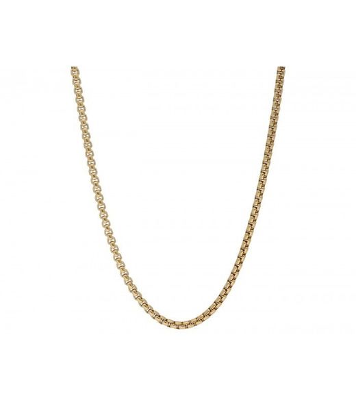 Collar Acero Dorado 60cm x 2,5mm Liska Hombre 847CD131-2D Cadena