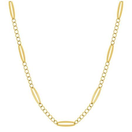 Collar Acero Dorado Argyor-MRM  (AC)431243C Eslabones