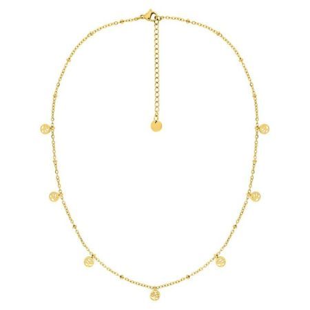 Collier en acier doré avec pendentifs en forme d'arbre Argyor-MRM (AC)431275C