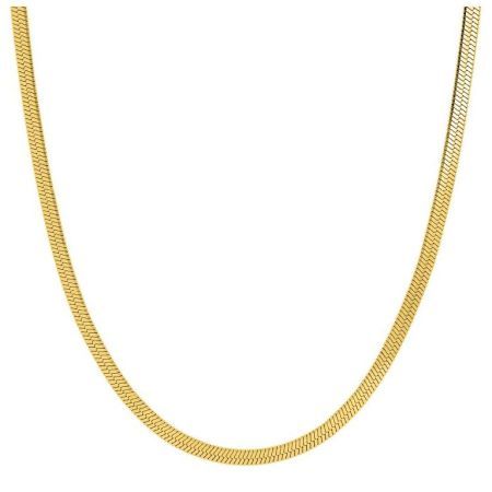 Argyor-MRM (AC)431282C Corrente de colar de aço dourado