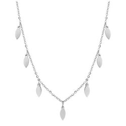 Collar Acero Dorado Argyor-MRM  (AC)432111 Cadena Con Hojas Colgantes