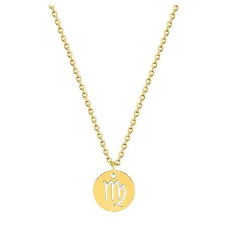Collar Acer Daurat Argyor-MRM (AC)432173 Cadena Amb Penjoll Zodíac