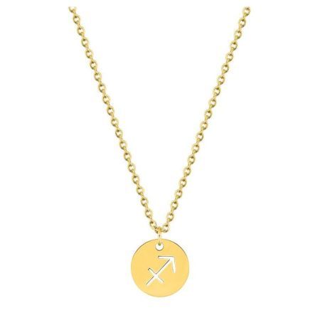 Collar Acer Daurat Argyor-MRM (AC)432176 Cadena Amb Penjoll Zodíac