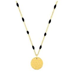 Collar Acero Dorado Argyor-MRM  (AC)432240 Cadena Con Colgante