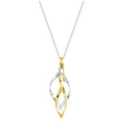 Collar Acero Dorado Argyor-MRM  (AC)432242 Cadena Con Colgante Entrelazado
