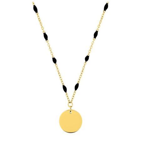 Colar de aço dourado com pingente de coração Argyor-MRM (AC)432248