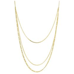 Collar Acero Dorado Argyor-MRM  (AC)432250 Cadena Múltiple
