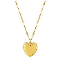 Collar Acero Dorado Argyor-MRM  (AC)432316 Cadena Corazón