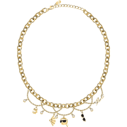 Collar Acero Dorado Karl Lagerfeld Mujer KLAYD01 Colgantes Varios
