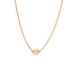 Collar Acero Dorado Mujer CAL0234DOE Letra E