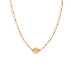 Collar Acero Dorado Mujer CAL0234DOK Letra K