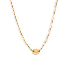 Collar Acero Dorado Mujer CAL0234DON Letra N