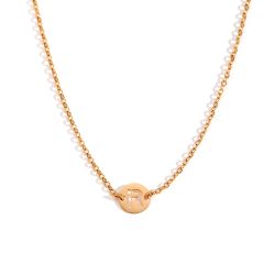 Collar Acero Dorado Mujer CAL0234DOR Letra R