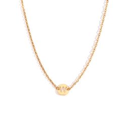 Collar Acero Dorado Mujer CAL0234DOW Letra W