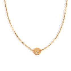 Collar Acero Dorado Mujer CAL0234DOZ Letra Z