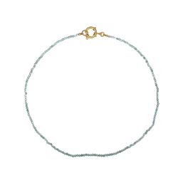 Collar Acero Dorado Mujer CAS0015DOAPXX Piedras Minerales Apetito