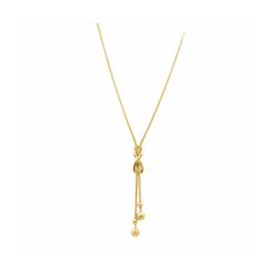 Collar Acero Dorado Mujer N27204GP Infinito C. Nudo 40+5cm