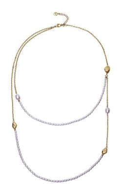 Collar Acero Dorado Viceroy Mujer 14453C01012 Perlas Sintéticas