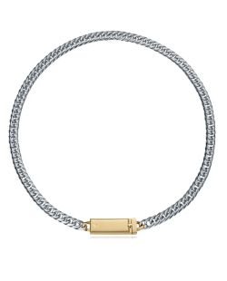 Collar Acero IP Bicolor Dorado Viceroy 15213C01000 Lingote Dorado