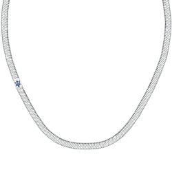 Collar Acero Maserati Hombre JM422AVD14 Tridente Maserati Azul