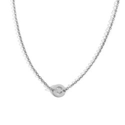 Collar Acero Mujer CAL0234RHC Letra C