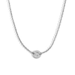 Collar Acero Mujer CAL0234RHD Letra D