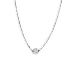 Collar Acero Mujer CAL0234RHE Letra E