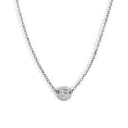 Collar Acero Mujer CAL0234RHF Letra F