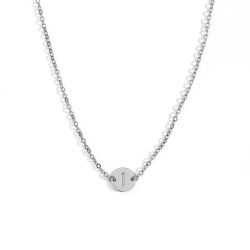 Collar Acero Mujer CAL0234RHI Letra I