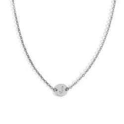 Collar Acero Mujer CAL0234RHJ Letra J