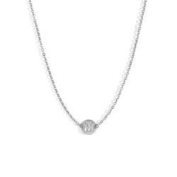Collar Acero Mujer CAL0234RHM Letra M