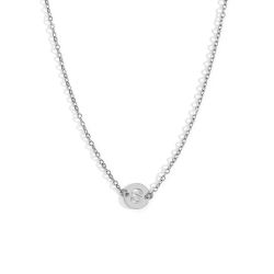 Collar Acero Mujer CAL0234RHS Letra S