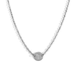 Collar Acero Mujer CAL0234RHT Letra T