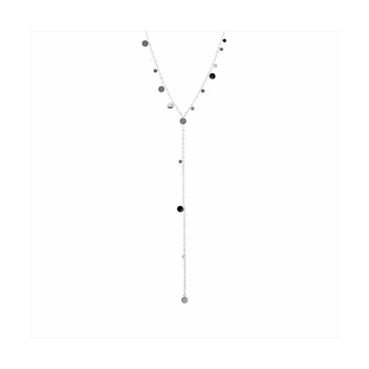 Collar Acero Mujer N27202 Círculos En Brillo 40+5cm