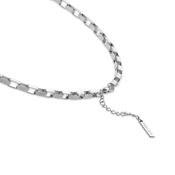 Collar Acero Police PEAGN0041801 Eslabones En Brillo