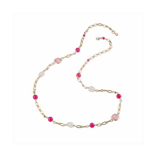 Collar Bronze 100cm Sovrani J8528 Daurat Ull De Gat Rosa