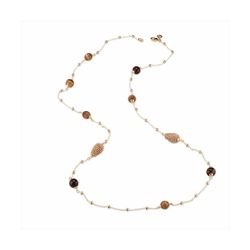 Collar Bronce 108cm Sovrani J10120 Julienne Piedras Latón