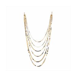 Collar Bronce 110+3cm Sovrani J6633 6 Filas Doradas Latón
