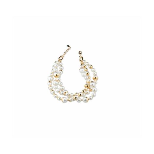 Bronze Necklace 40+3cm Sovrani J7420 Golden Pearls