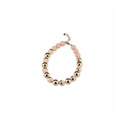 Collar Bronce 40+5cm Sovrani J8903 Dorado Piedras Rosa